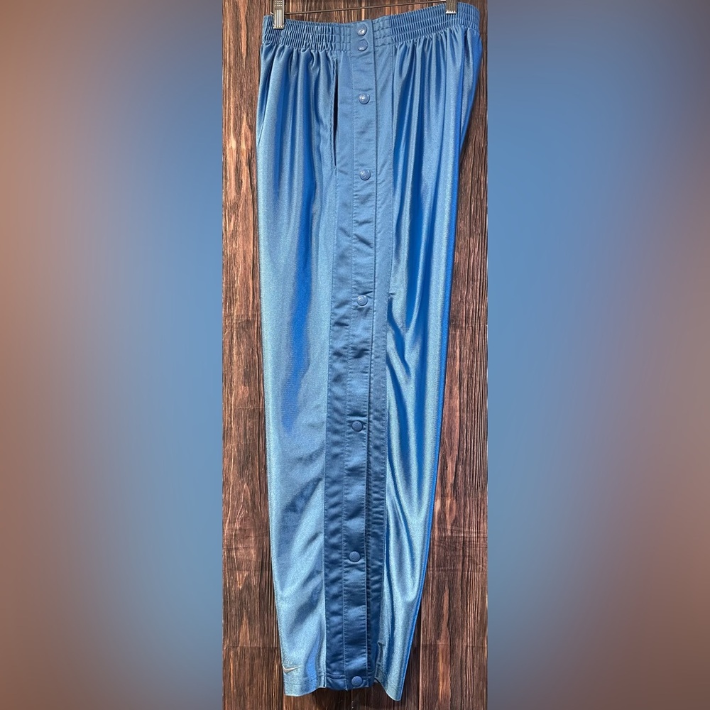 Nike Teal Polyester Basketball Warm Up Sweatpants